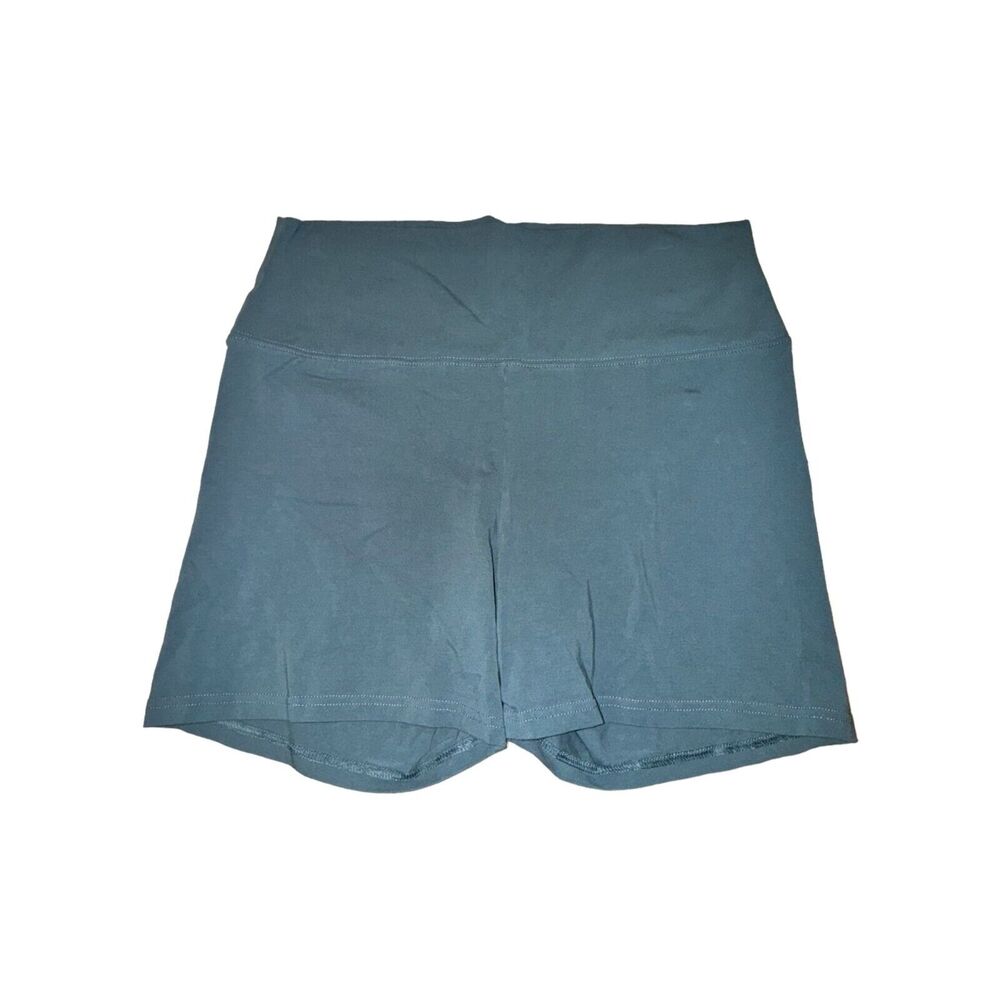 Aritzia Tna Hold It Atmosphere Hi-Rise Short Women's XL Blue Wide Waistband 5"